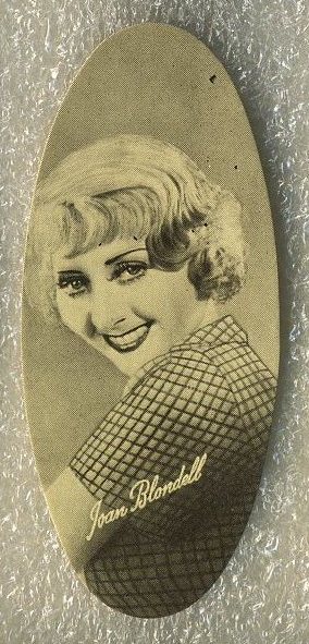 Joan Blondell 1934 Carreras Film Stars Tobacco Card