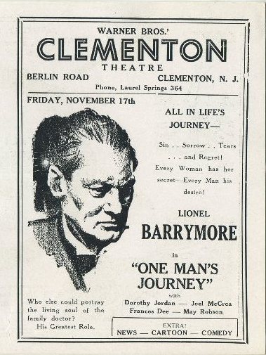 Lionel Barrymore in One Man