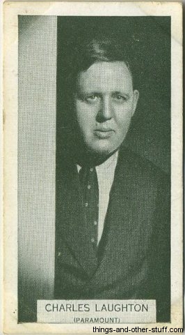 Charles Laughton 1934 Tobacco Card