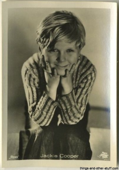 Jackie Cooper 1930s Haus Bergmann German Tobacco Card