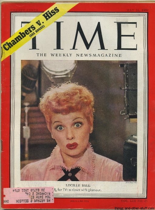 Lucille Ball Time Magazine May 26 1952