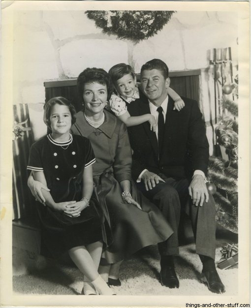 December 1961 Ronald Reagan and Family