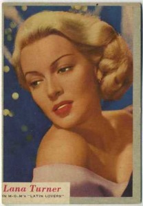 Lana Turner 1953 Topps Who-Z-At Trading Card