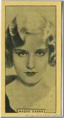 Madge Evans 1932 BAT tobacco card