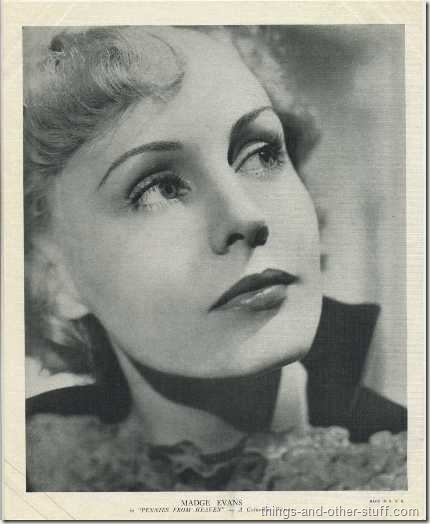 Madge Evans 1936 R95 8x10 linen textured premium photo promoting Pennies From Heaven