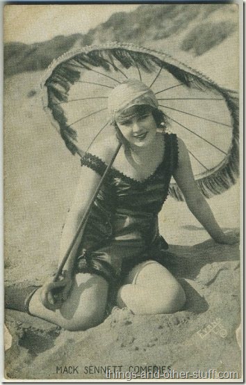 Myrtle Lind 1920s Mack Sennett Comedies Arcade Card