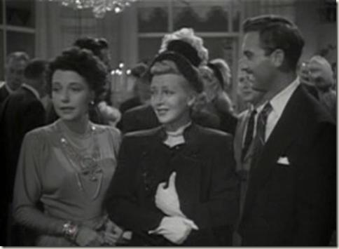 Mona Barrie with Lana Turner and Zachary Scott in a New York scene of Cass Timberlane