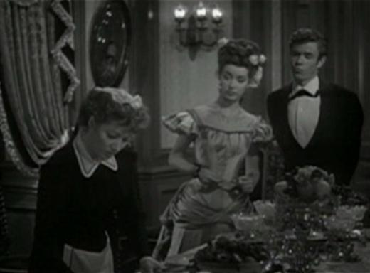 Greer Garson, Marsha Hunt and Marshall Thompson in The Valley of Decision