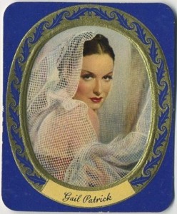 Panther Woman Runner Up Gail Patrick Garbaty Tobacco Card