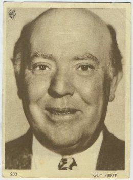Guy Kibbee 1930s Aguila Card - Click to see more from this set