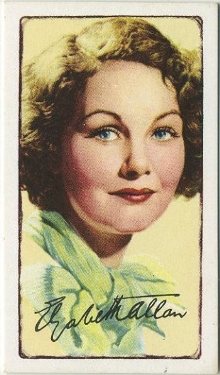 Elizabeth Allan 1935 Gallaher Tobacco Card