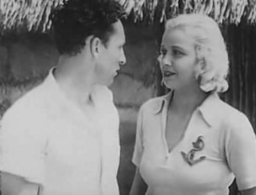 Clyde Beatty and Cecilia Parker