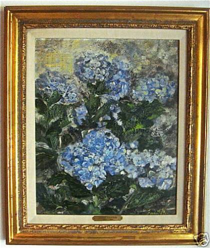 Blue Brazil done by Janet Gaynor in the mid-1970's hangs in the home of VintageMeld contributor Charles Triplett
