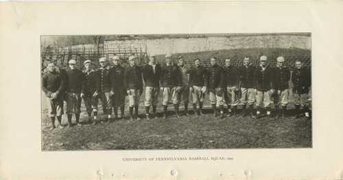 University of Pennsylvania Baseball Squad, 1905