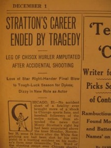 Stratton's Career Ended by Tragedy