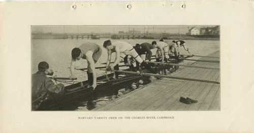 Harvard Varsity Crew on the Charles River, Cambridge