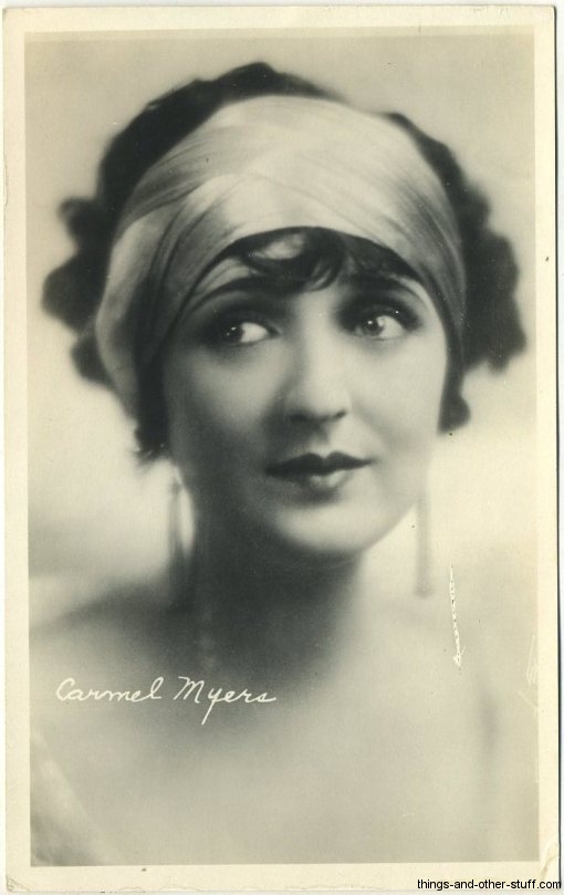 Carmel Myers 1920s Real Photo Postcard 