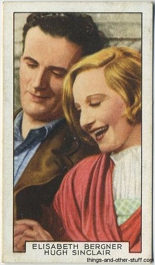 1935 Gallaher Tobacco Card Mary Astor & Ricardo Cortez 