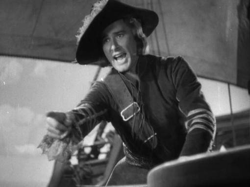 Errol Flynn in Captain Blood