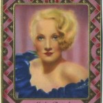 Marlene Dietrich 1930s Garbety Tobacco Card