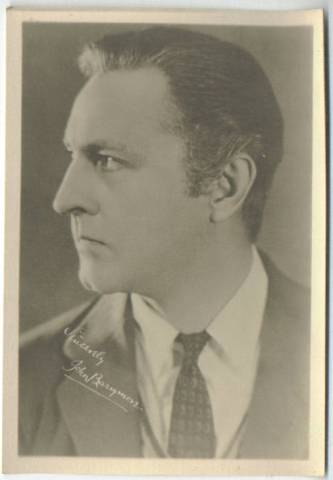 John Barrymore 1920s 5x7 Fan Photo