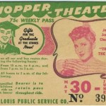 Jean Arthur St Louis area bus pass for week of May 30 1943