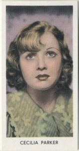 Cecilia Parker 1939 Abdulla Tobacco Card