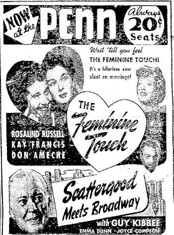 The Feminine Touch newspaper ad