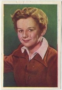 Freddie Bartholomew 1937 Nestles Trading Card
