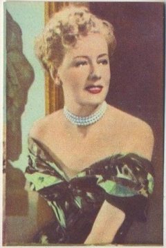 Irene Dunne 1951 Artisti del Cinema Trading Card