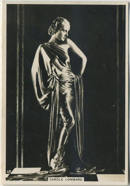 Carole Lombard 1930s BAT Modern Beauties Series 3 Tobacco Card