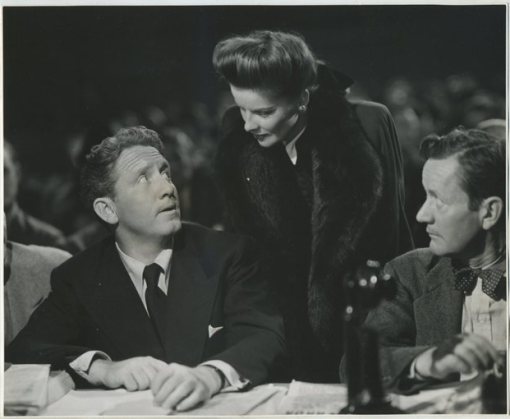 Spencer Tracy and Katharine Hepburn in Woman of the Year (1942)