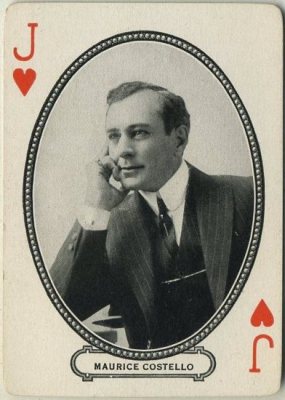 Maurice Costello 1916 MJ Moriarty Playing Card