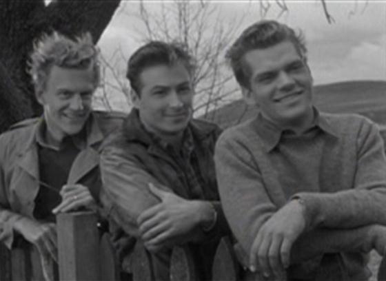 James Arness, Lex Barker and Keith Andes