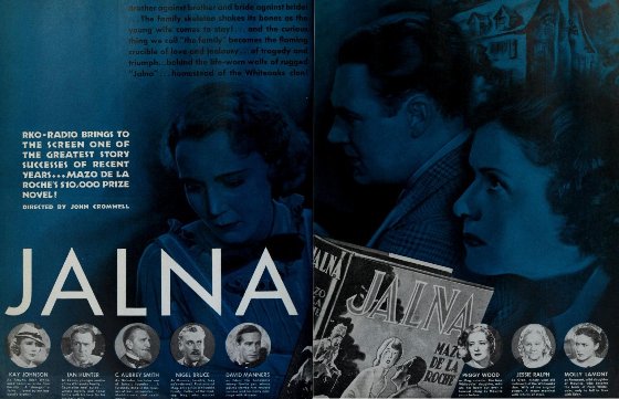 Jalna ad from Film Weekly