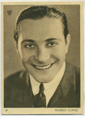 Ricardo Cortez 1930s Aguila Trading Card