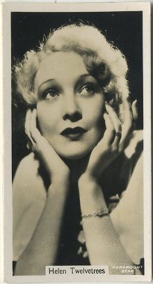 Helen Twelvetrees 1934 John Sinclair Tobacco Card