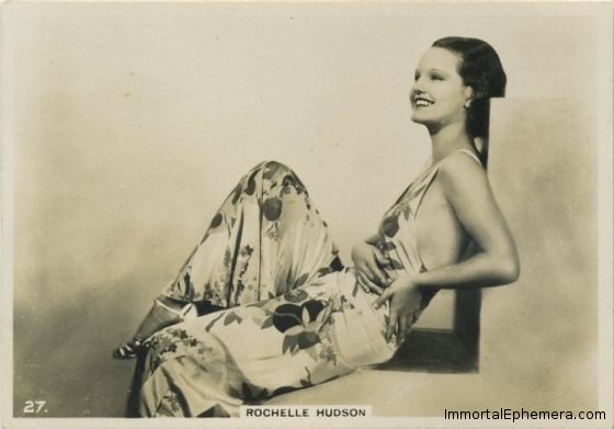 Rochelle Hudson 1930s BAT Modern Beauties Tobacco Card