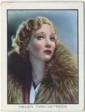 Helen Twelvetrees 1933 BAT World Famous Cinema Artistes Tobacco Card