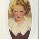 Bette Davis 1936 Godfrey Phillips Screen Stars Tobacco Card