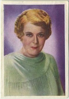 Mary Boland 1936 Nestle Trading Card