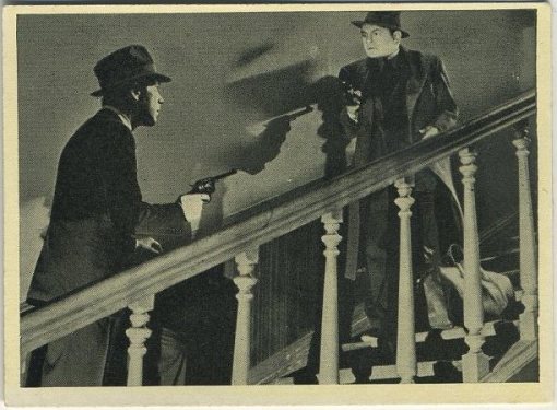 Humphrey Bogart and Edward G Robinson Tobacco Card