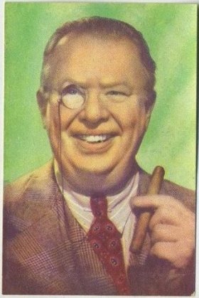 Charles Coburn 1951 Artisti del Cinema Trading Card