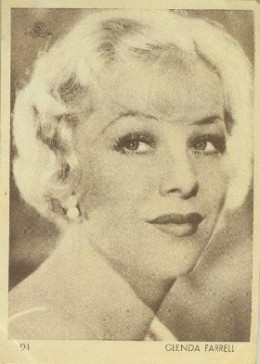 Glenda Farrell Biography and 1930s Hollywood Heyday — Immortal Ephemera