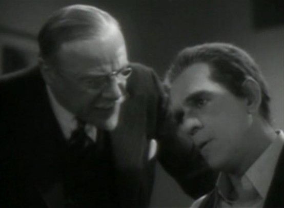 Edmund Gwenn and Boris Karloff