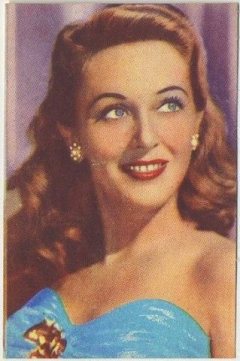 Ann Dvorak 1951 Artisti del Cinema Trading Card