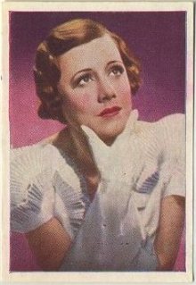 Irene Dunne 1937 Nestle Trading Card