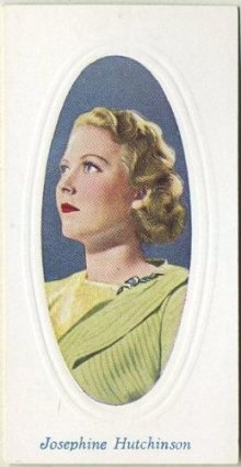 Josephine Hutchinson 1936 Godfrey Phillips Screen Stars