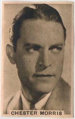 Chester Morris 1930s Schoolgirls Stars of the Silver Screen Trading Card