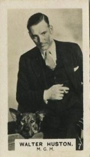 Walter Huston 1934 Bridgewater Trading Card